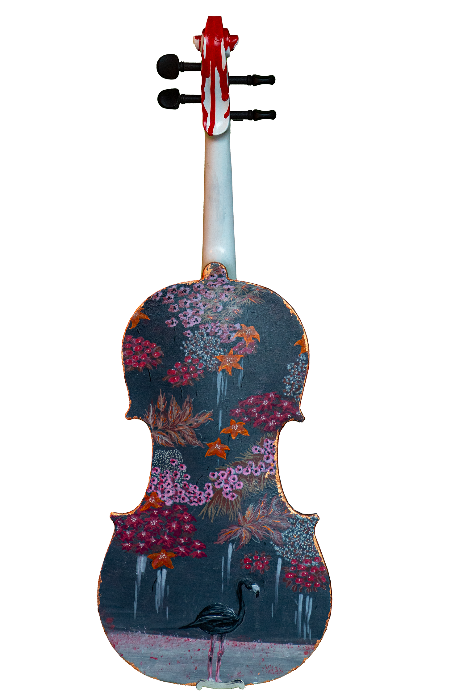 Custom Sleep Token inspired violin expressing emotion, darkness, and musical devotion